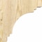 Ekena Millwork Pescadero Rough Sawn Corbel, Douglas Fir, 4"W x 10"D x 10"H COR04X10X10PEC00RDF - alternate 3